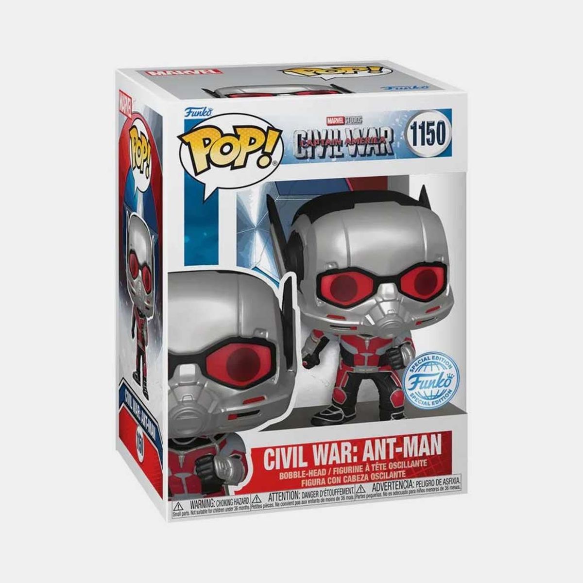FUNKO - FUNKO POP CIVIL WAR CAPTAIN AMERICA - CIVIL WAR ANT-MAN SE