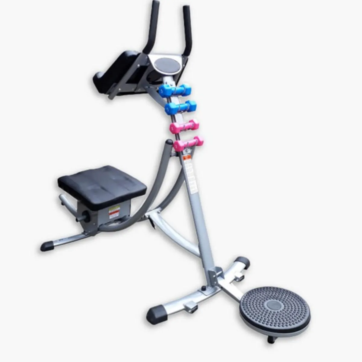 BLACKFIT - Maquina Abdominal AB Coaster Multifuncional con Accesorios