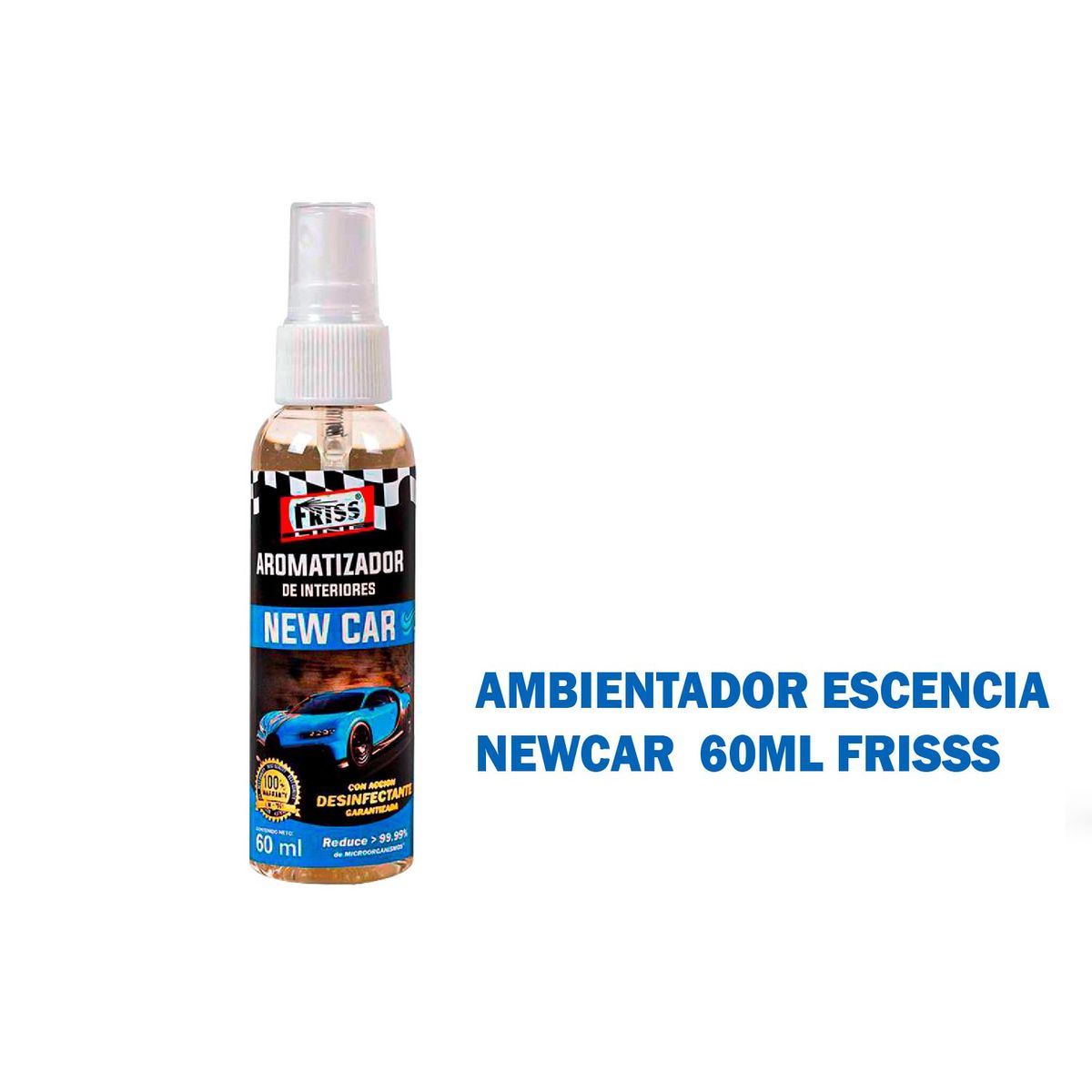 FRISS LINE - AMBIENTADOR SPRAY ESENCIA NEW CAR 60 ML FRISS