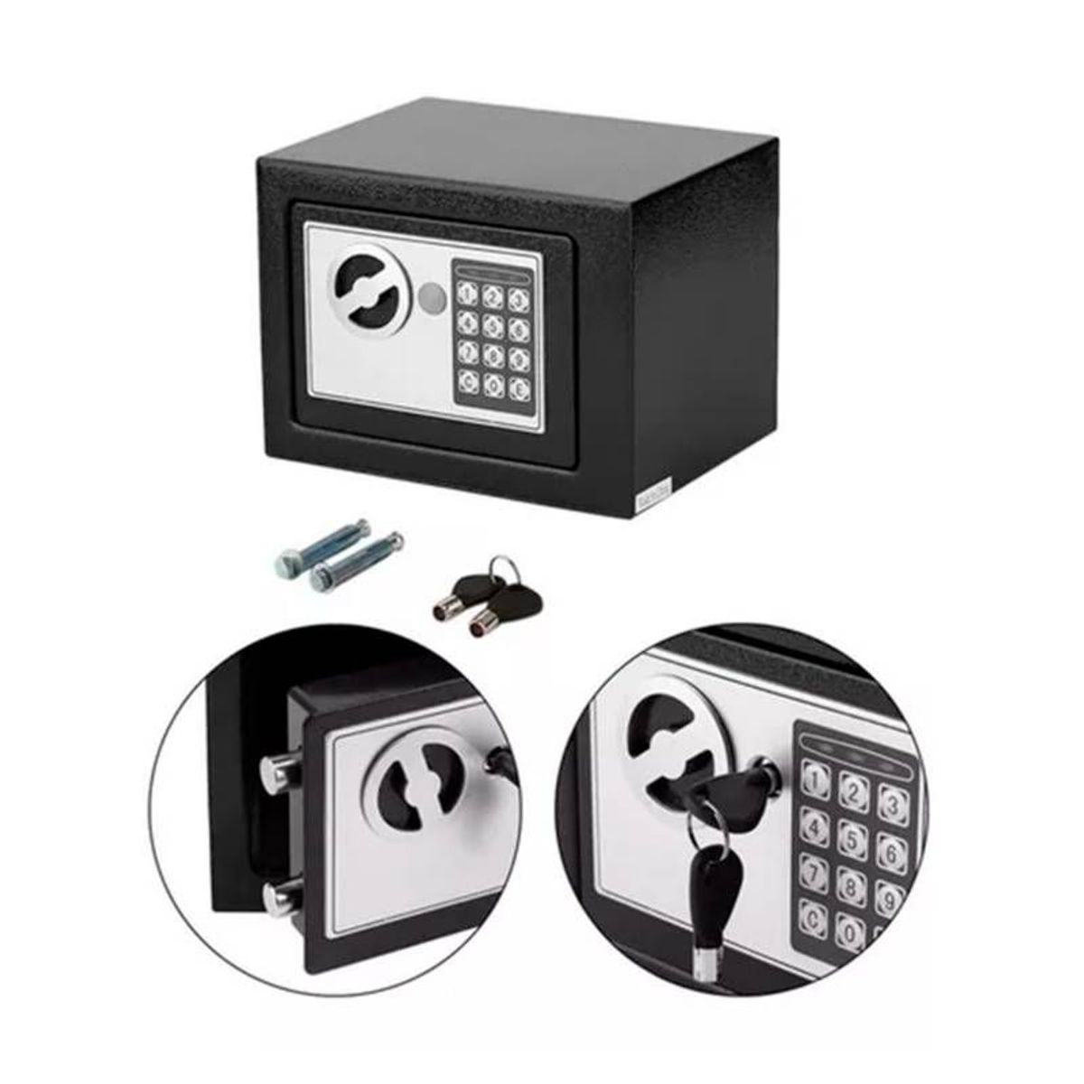 OEM - Caja Fuerte 6L de Seguridad Inteligente con Clave y Llave