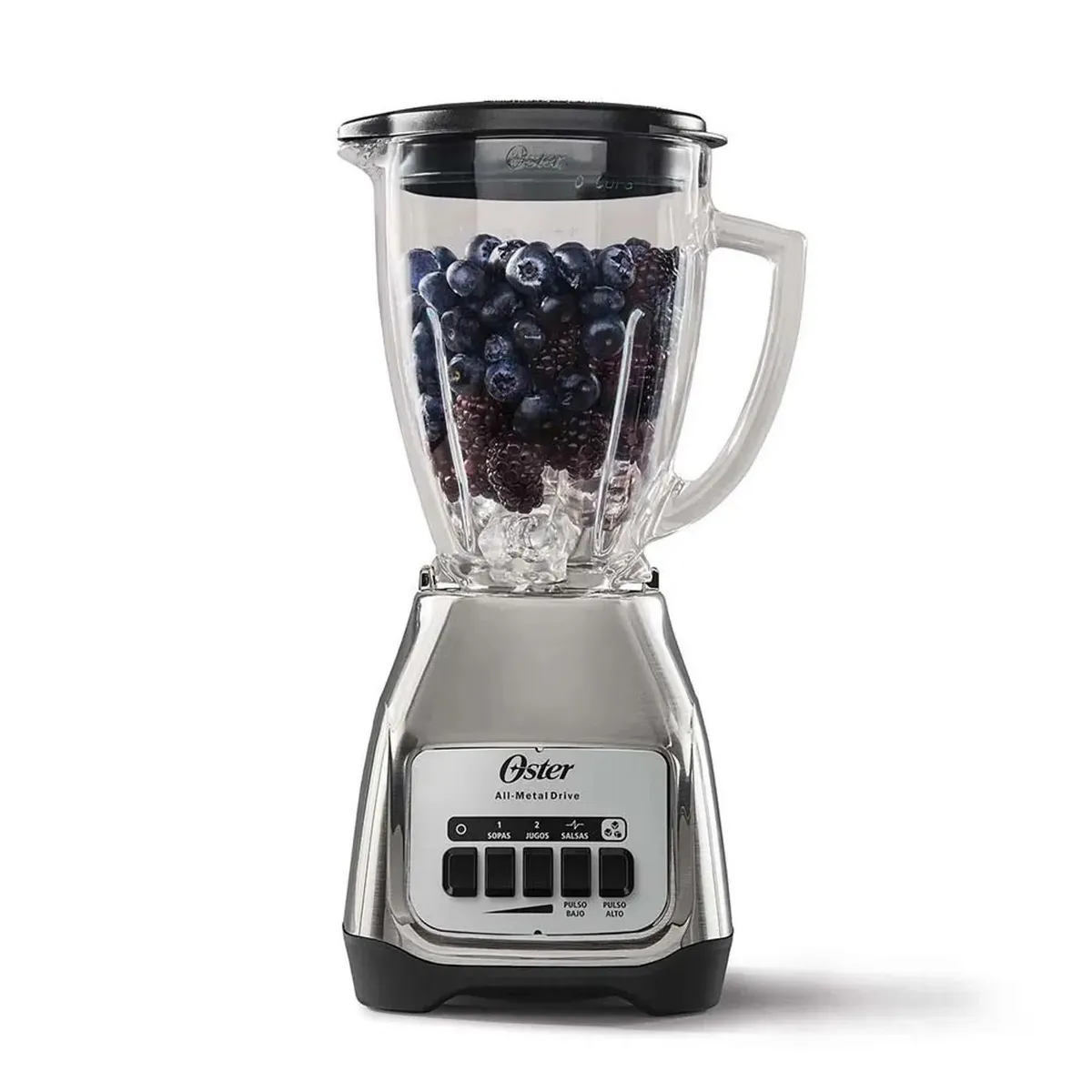 OSTER - Oster Licuadora 1.5 L  Silver 2 Velocidades + pulso BLSTKAGNPB053
