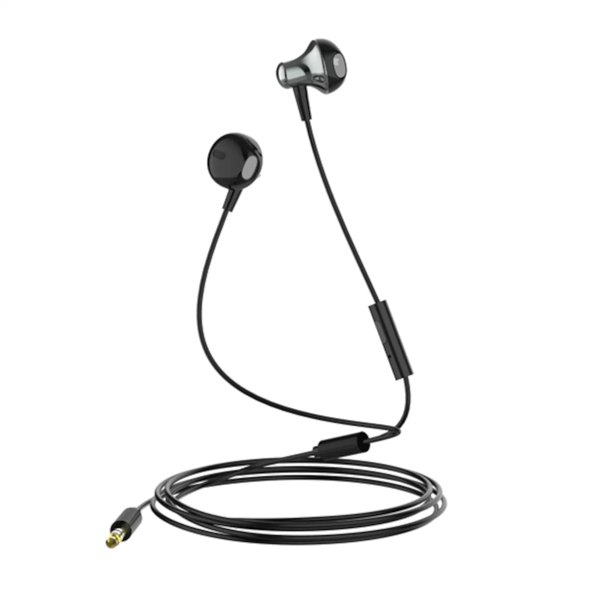 LDNIO - Auriculares con Cable HP-08 Audífonos Intrauditivos Negros