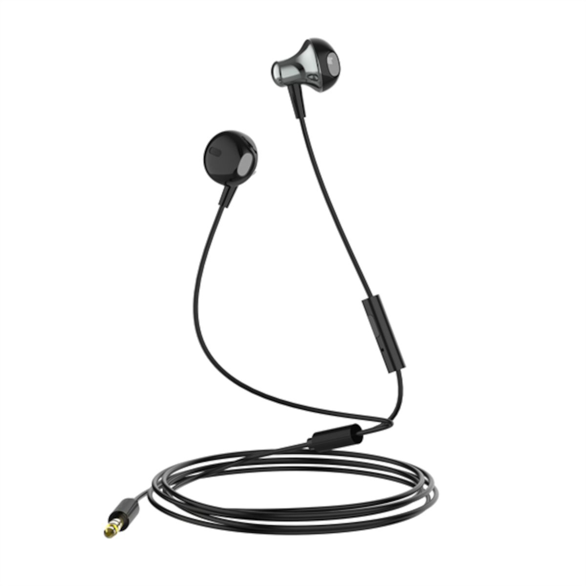 LDNIO - Auriculares con Cable HP-08 Audífonos Intrauditivos Negros