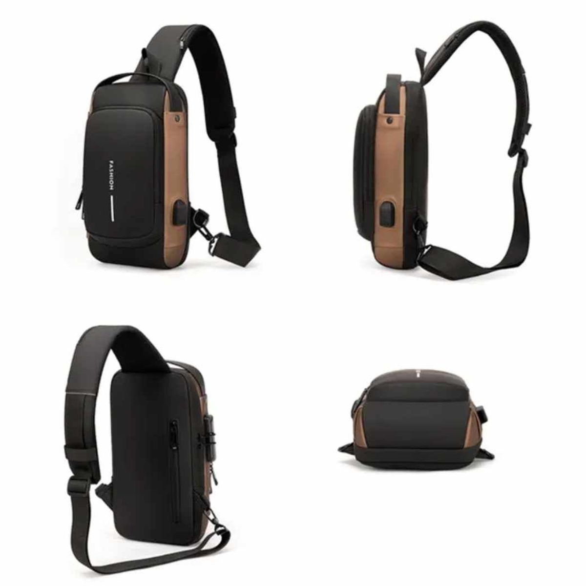 GENERICO - Mochila Tipo Morral Elegante de Hombre Sport Pechera Alta Calidad