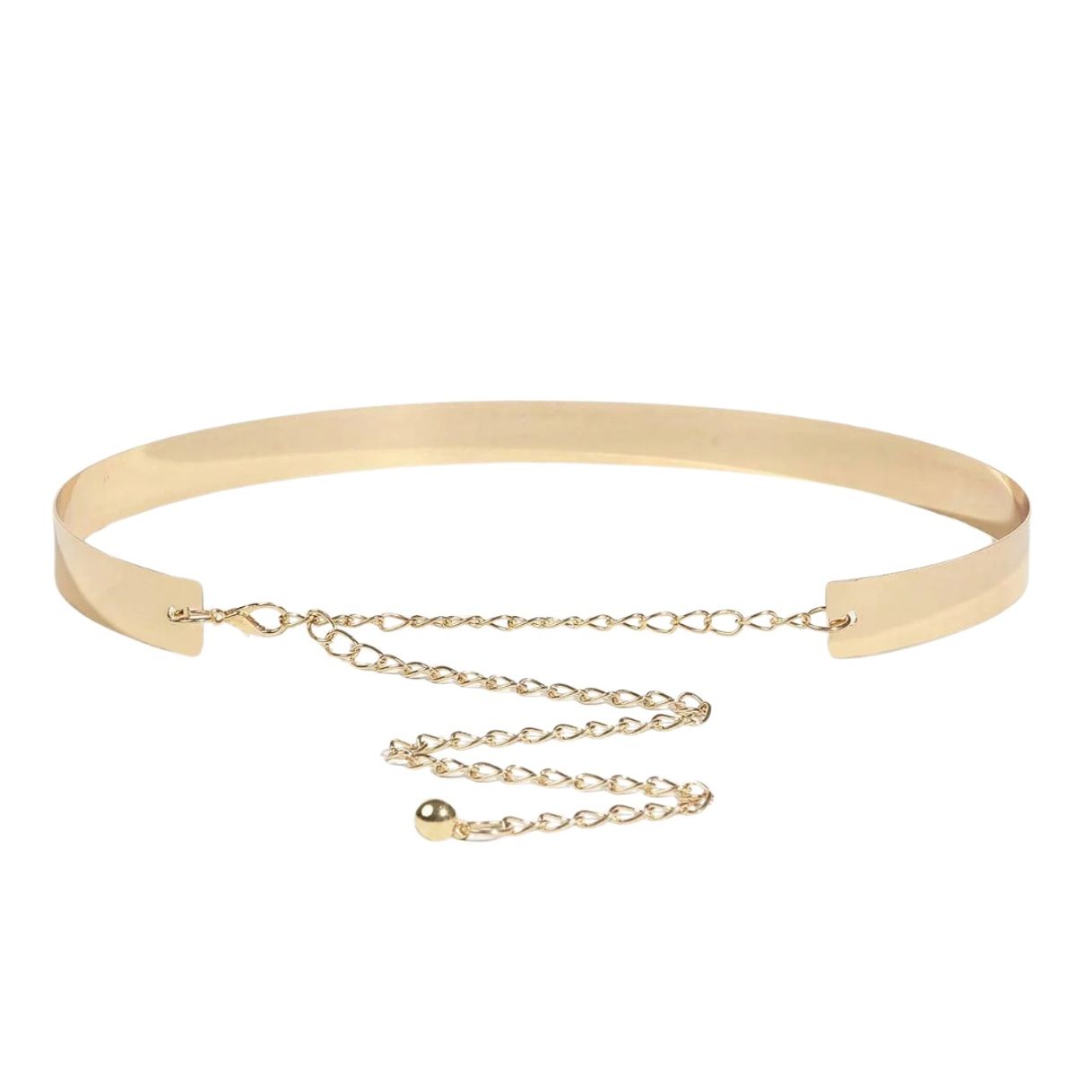 KAST PE - Cinturón Metálico Circular Delgado Ramsey  Dorado