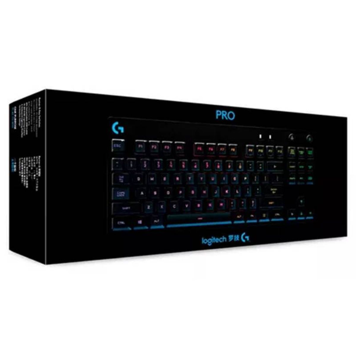 LOGITECH - TECLADO LOGITECH PRO KEYBOARD RGB USB BLACK