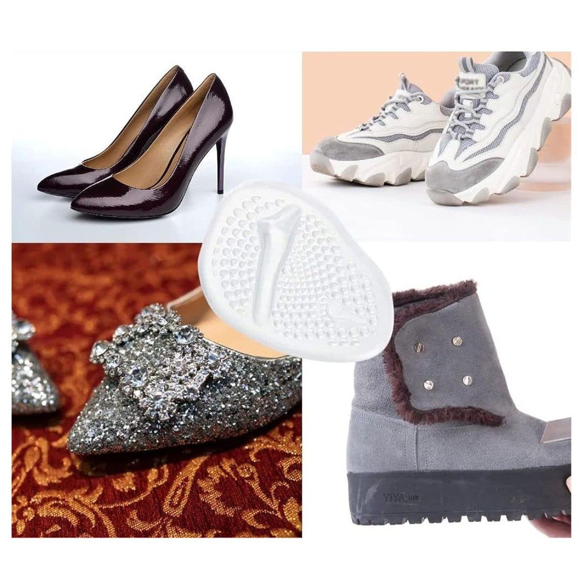 GENERICO - Almohadillas Transparentes Para aliviar dolor de Tacos