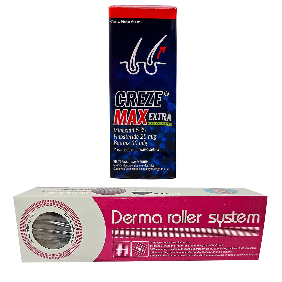 GENERICO - Creze Max Extra y Derma Roller