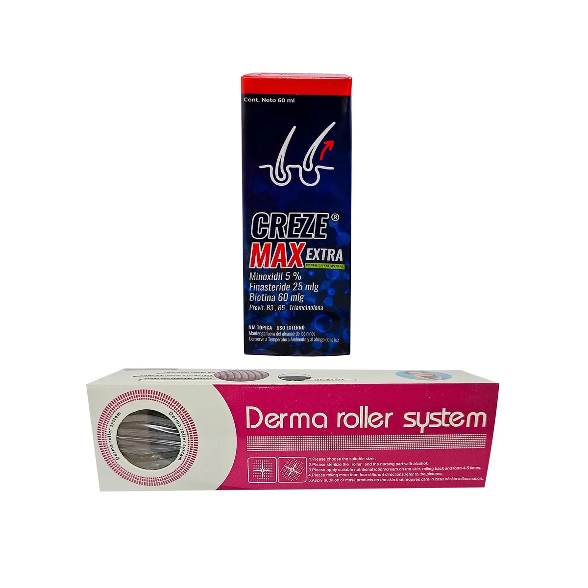 GENERICO - Creze Max Extra y Derma Roller