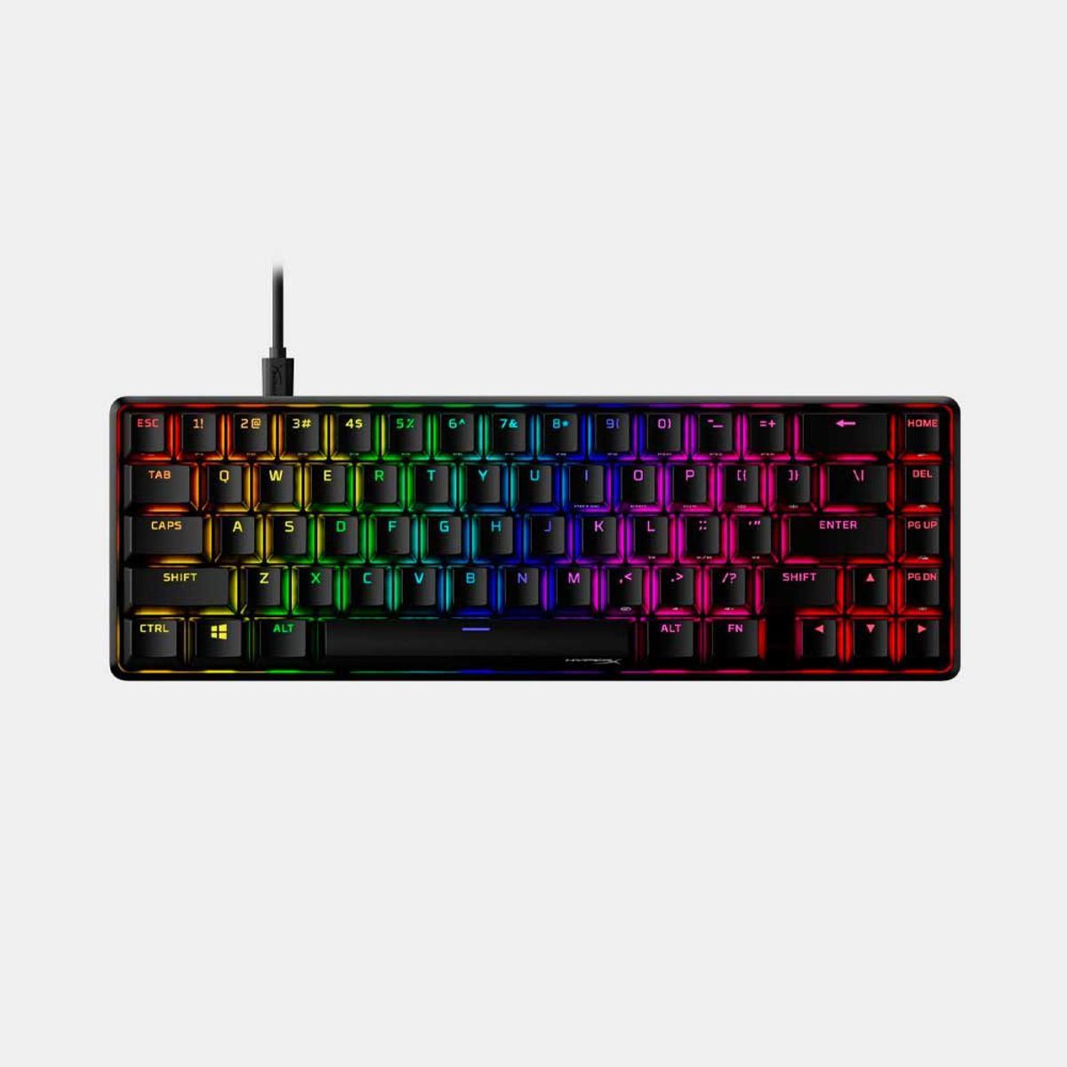 HYPERX - TECLADO HYPERX ALLOY ORIGINS 65 - AQUA TACTILE SWITCHES (RGB)