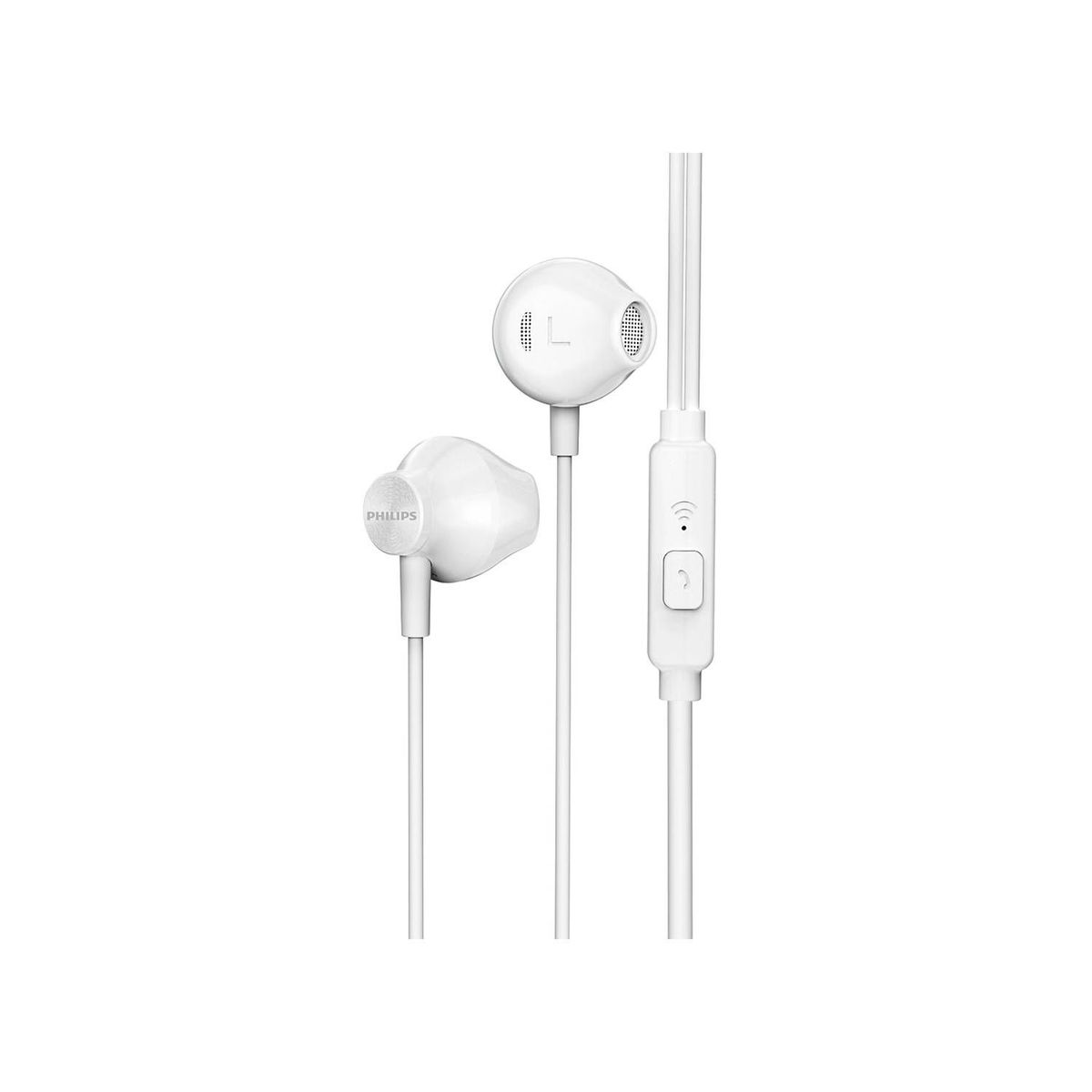 PHILIPS - AUDIFONOS CON CABLE PHILIPS TAUE101 Blanco
