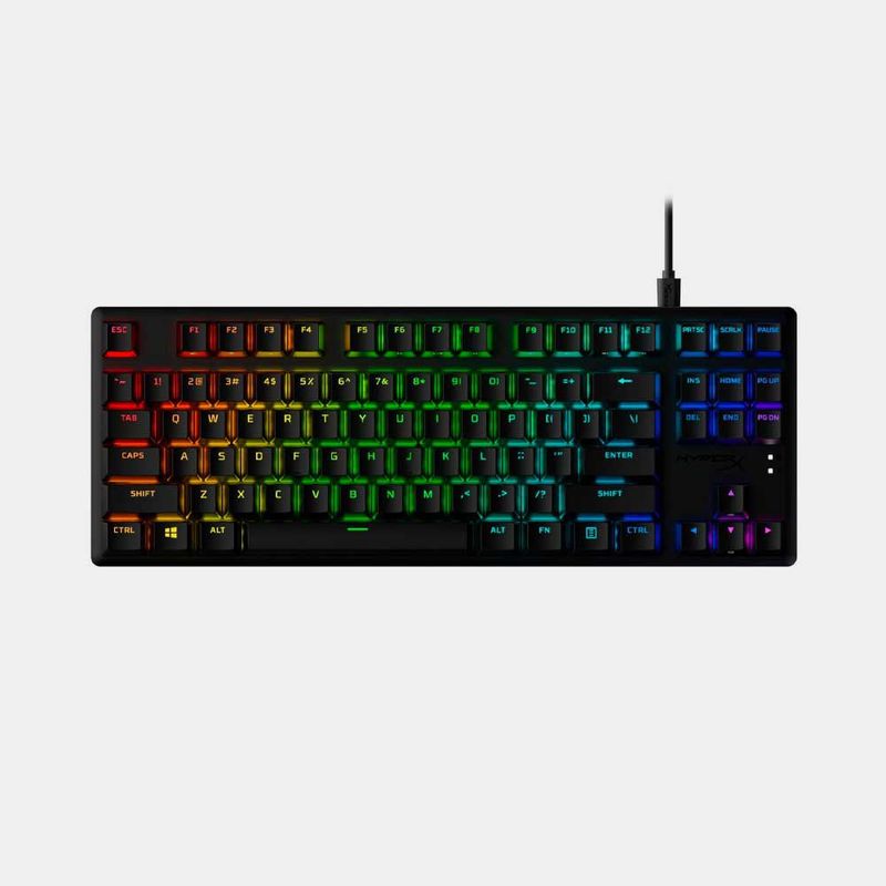 HYPERX - TECLADO HYPERX ALLOY ORIGINS CORE COMPACT TKL BLUE SWITCH RGB
