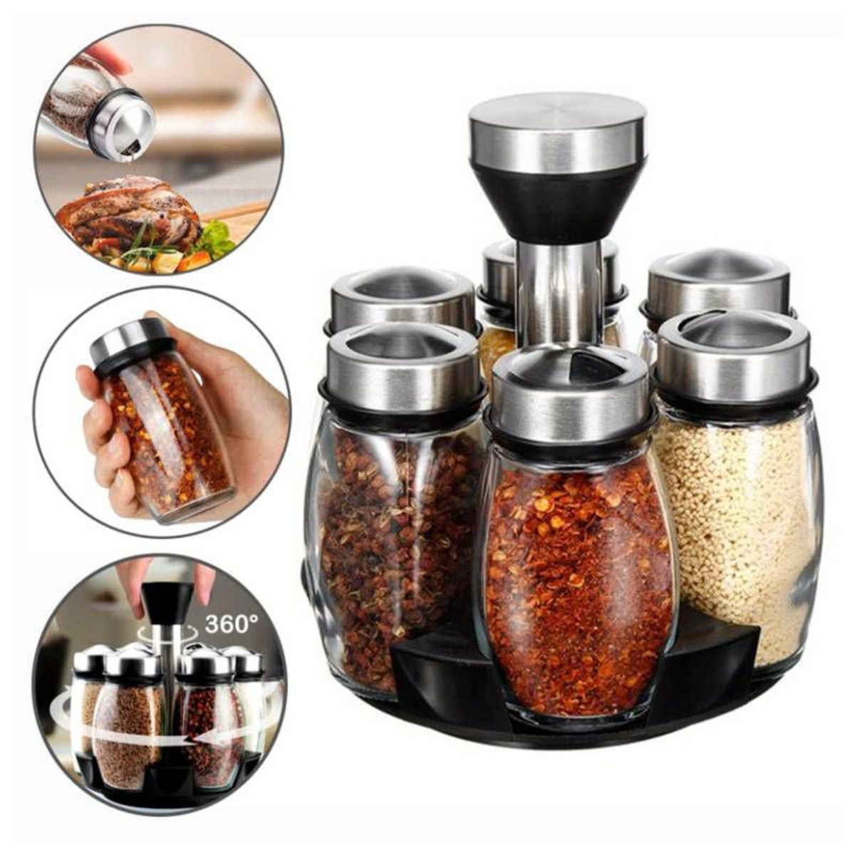 GENERICO - Condimentero organizador giratorio