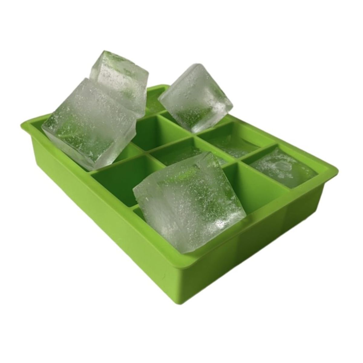 KIOXX - Cubeta de Hielo de Silicona 12 Cavidades KiOXX Verde
