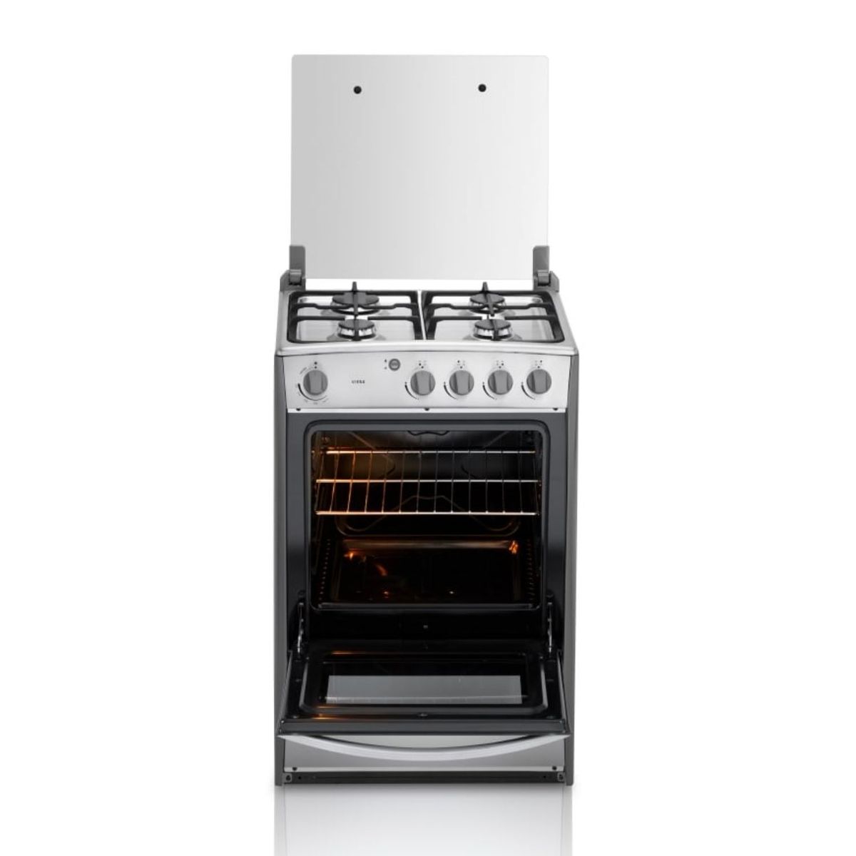 INDURAMA - Cocina Indurama a Gas Viena QZ 4 Hornillas Croma