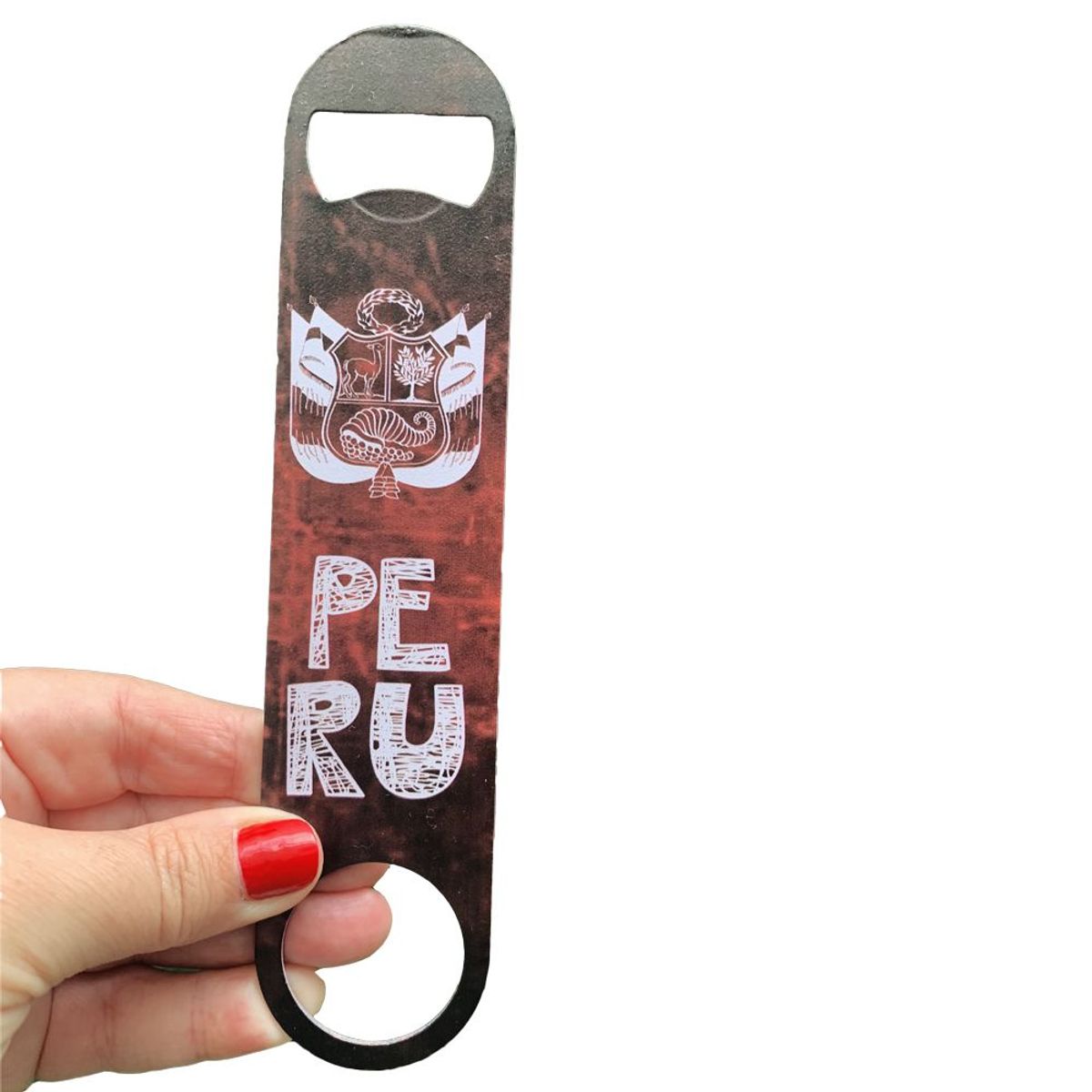 DESTAPA T PERU - Destapador metal full color 18x4cms DestapaT Peru