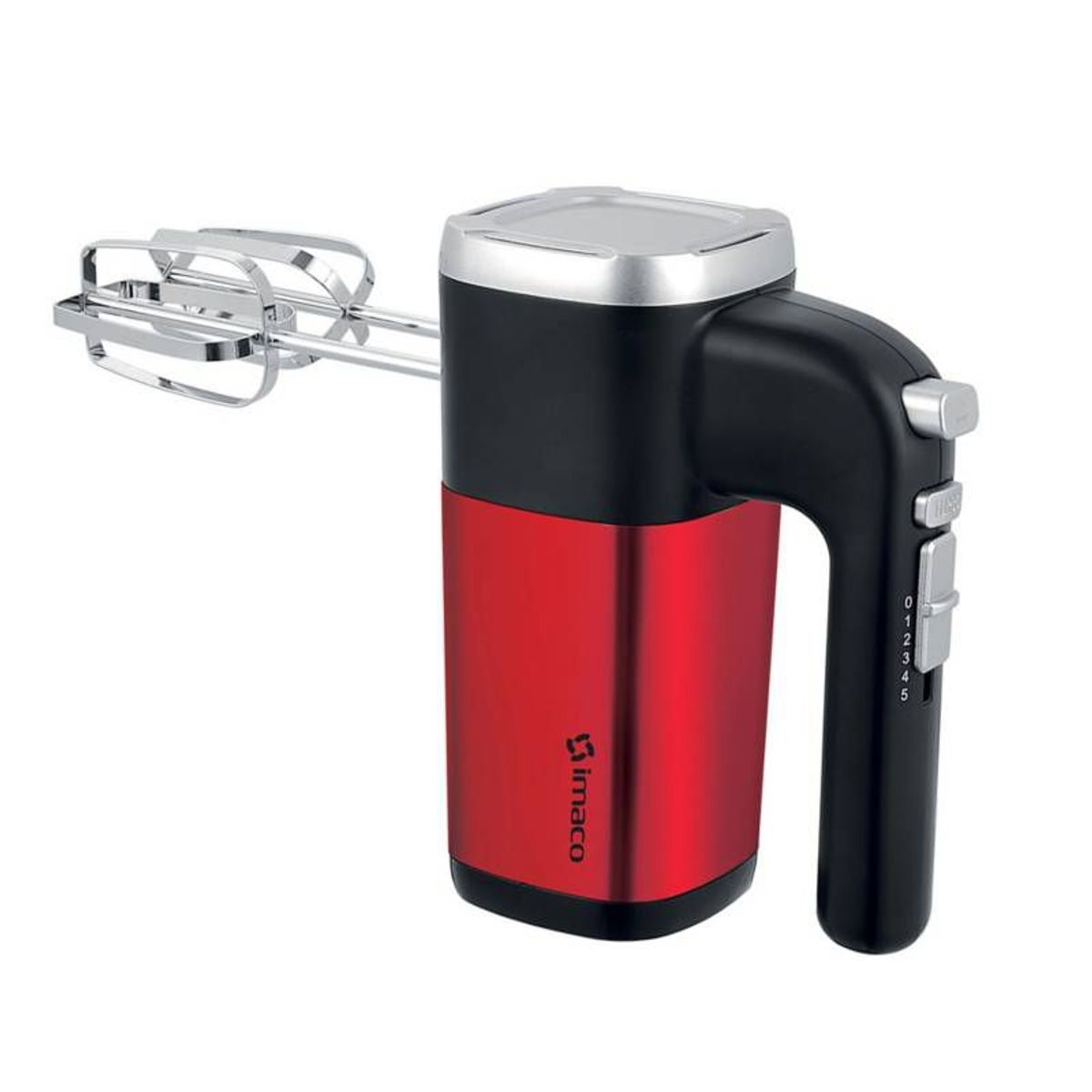 IMACO - Batidora de Mano 400 W con 5 velocidades Imaco HM400R Rojo.