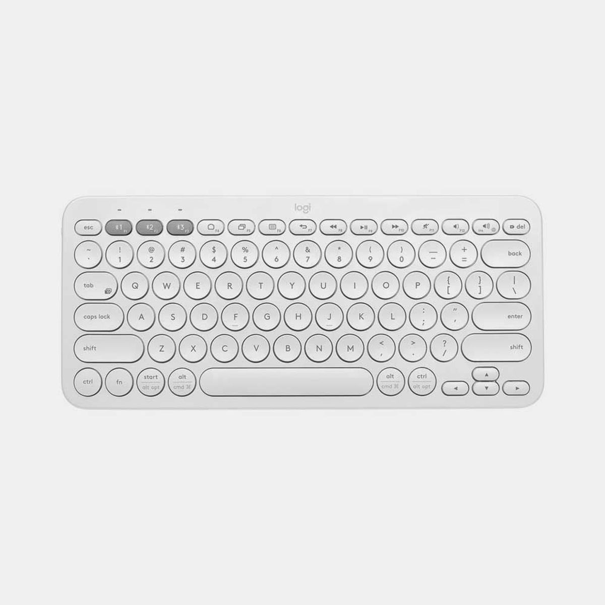 LOGITECH - TECLADO LOGITECH MULTIDEVICE K380 BLUETOOTH WHITE SPANISH