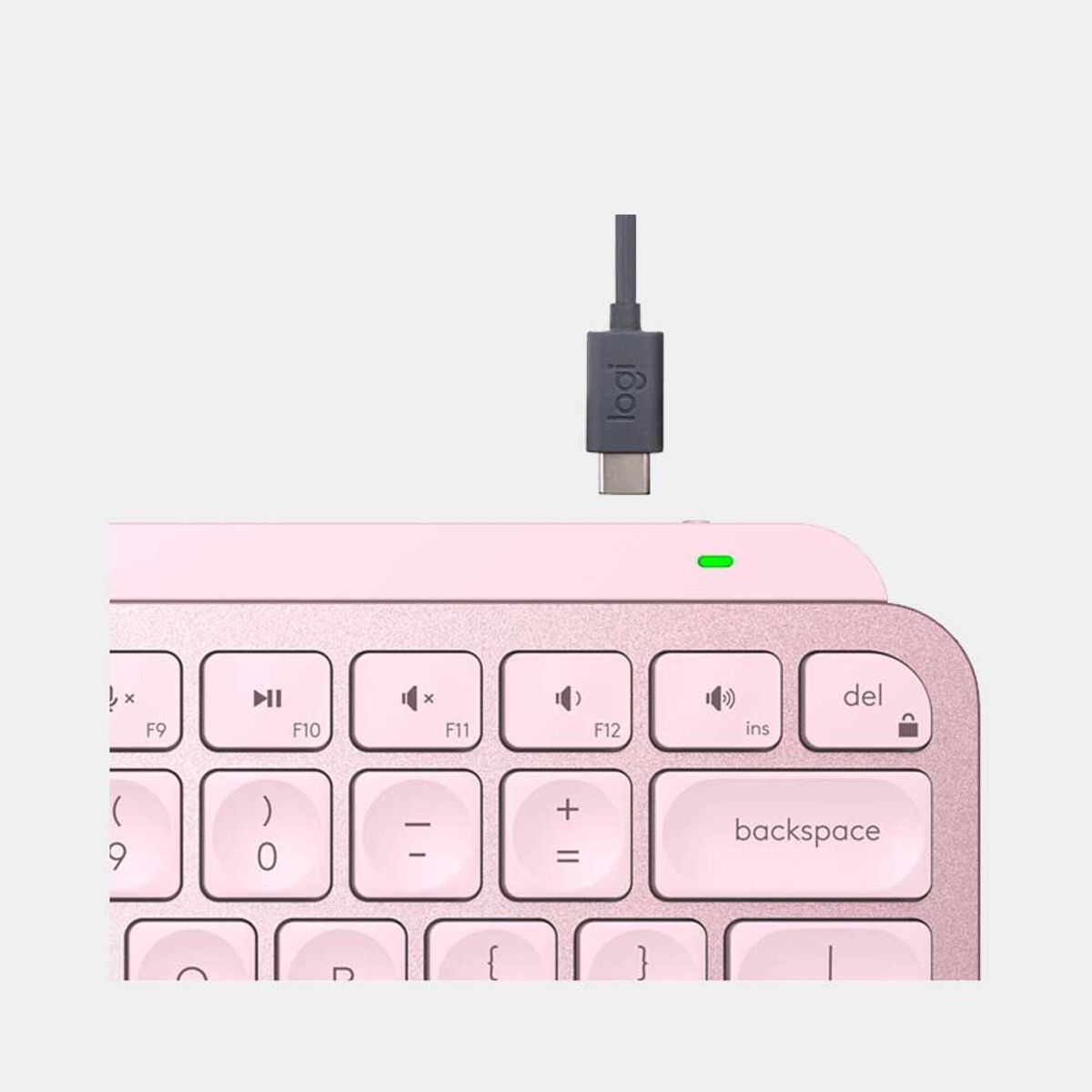 LOGITECH - TECLADO LOGITECH MX KEYS MINI ROSE SPANISH SMART ILLUMINATION