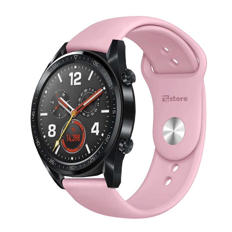 GENERICO - Correa Compatible Con Huawei Watch GT Rosado Broche 22mm