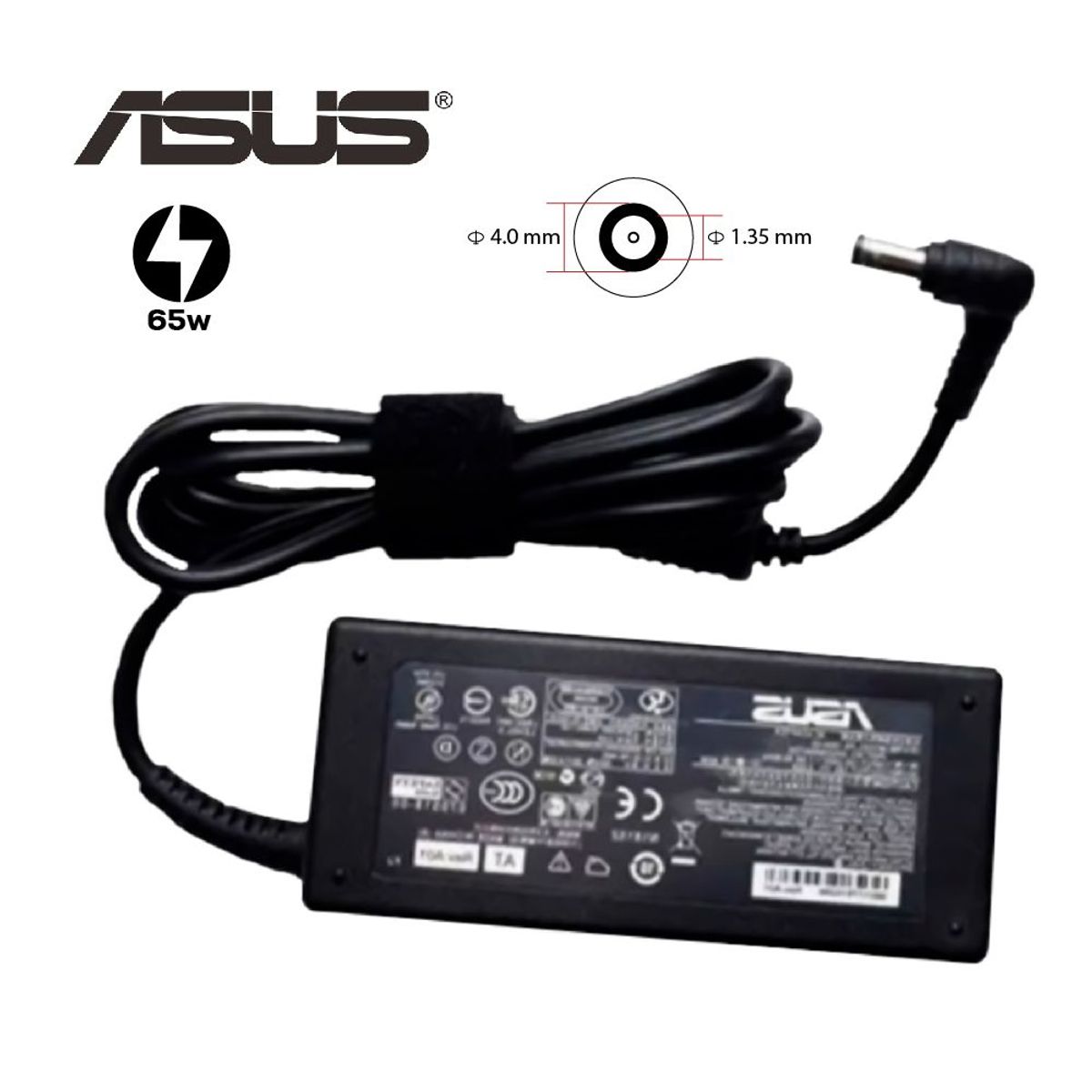 GENERICO - Cargador Genérico Asus 19V 3-42A 4-0x1-35mm 65w