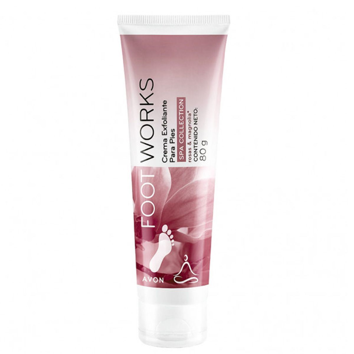 AVON - Mascarilla Exfoliante Footworks Rosas y Magnolias  Foot Works