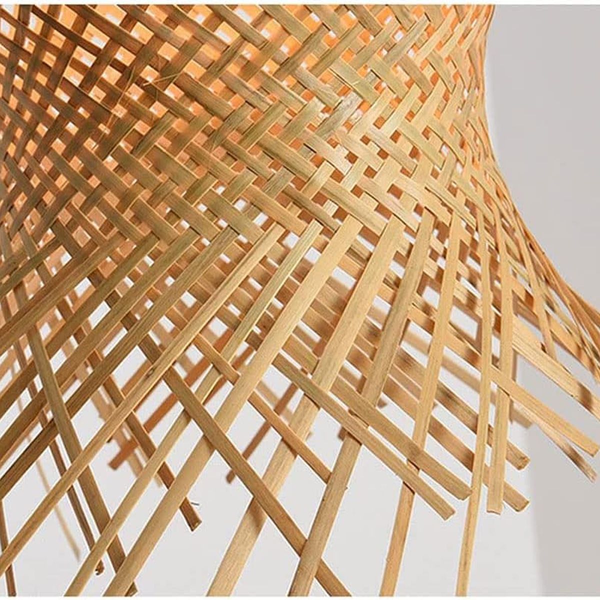 GENERICO - Lámpara colgante de bambú