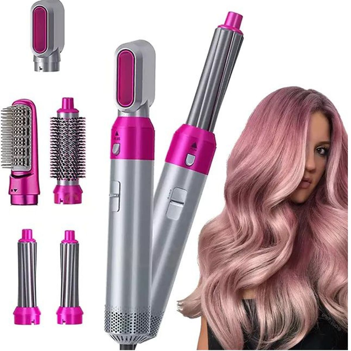 OEM - Cepillo 5 en 1 Multifuncional para múltiples tipos de cabello