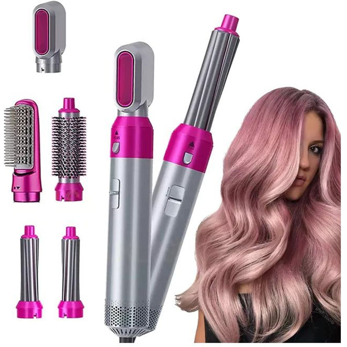 OEM - Cepillo 5 en 1 Multifuncional para múltiples tipos de cabello