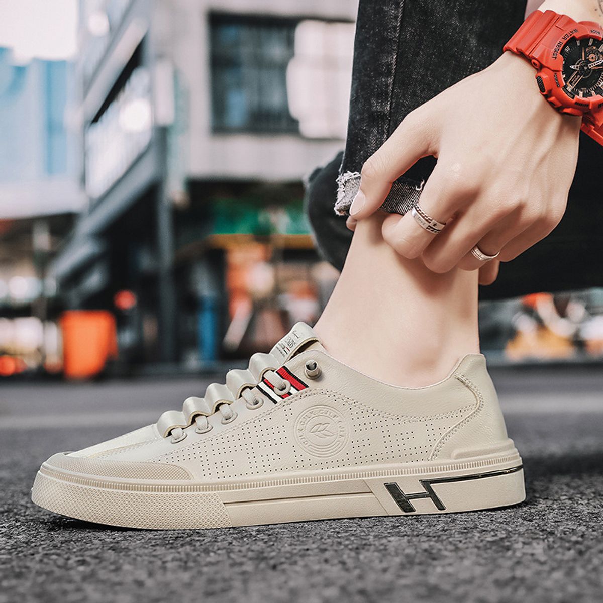 BLWOENS - Zapatillas casuales para hombres