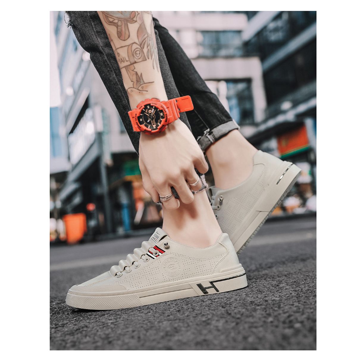 BLWOENS - Zapatillas casuales para hombres