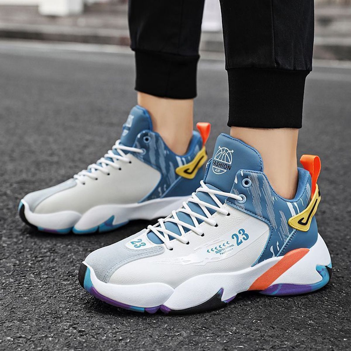 BLWOENS - Zapatillas de baloncesto para hombres Zapatos