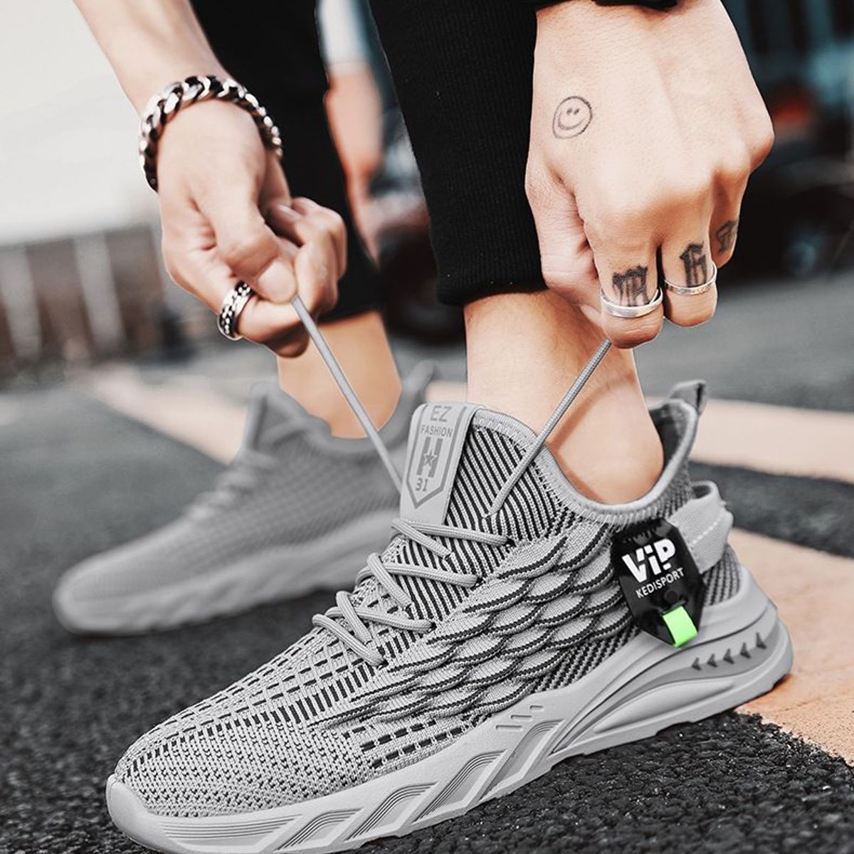 GENERICO - Zapatillas deportivas para hombres Zapatos