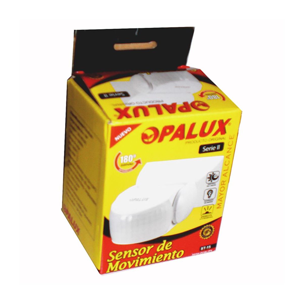 OPALUX - Sensor De Movimiento 180° Techo Pared OPALUX ST-15 - IP65