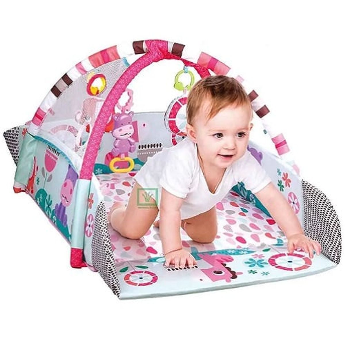 GENERICO - GIMNASIO MULTIFUNCIONAL-DIDACTICO MUSICAL PARA BEBE 5 EN 1