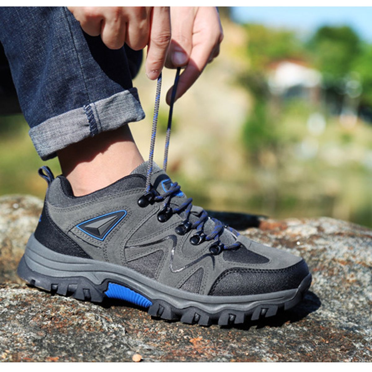BLWOENS - Zapatos al aire libre para hombres Zapatillas