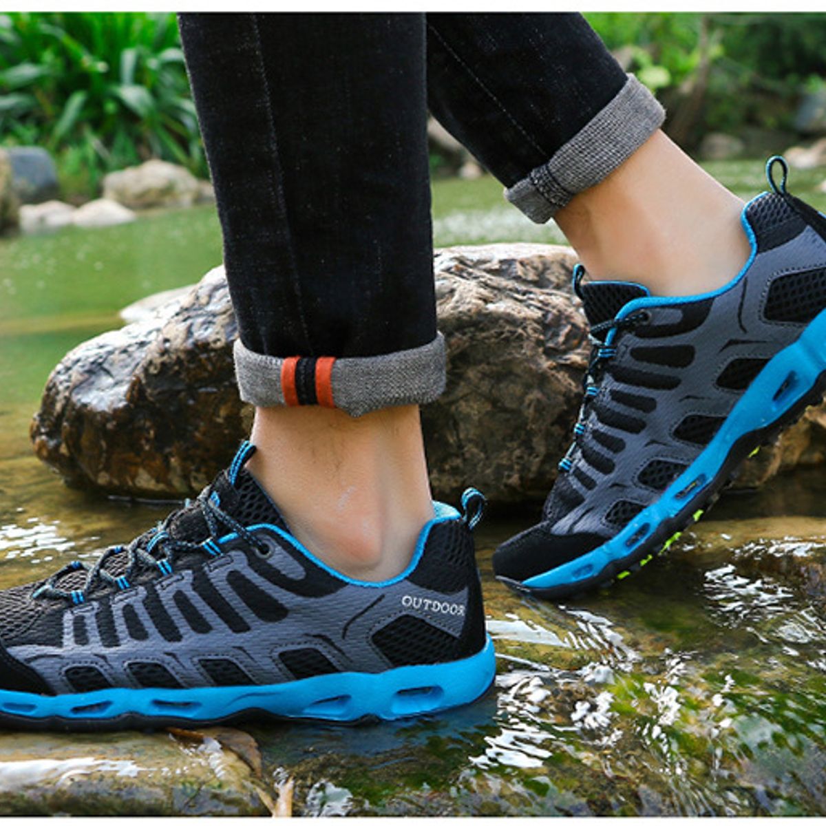 BLWOENS - Zapatos al aire libre para hombres Zapatillas