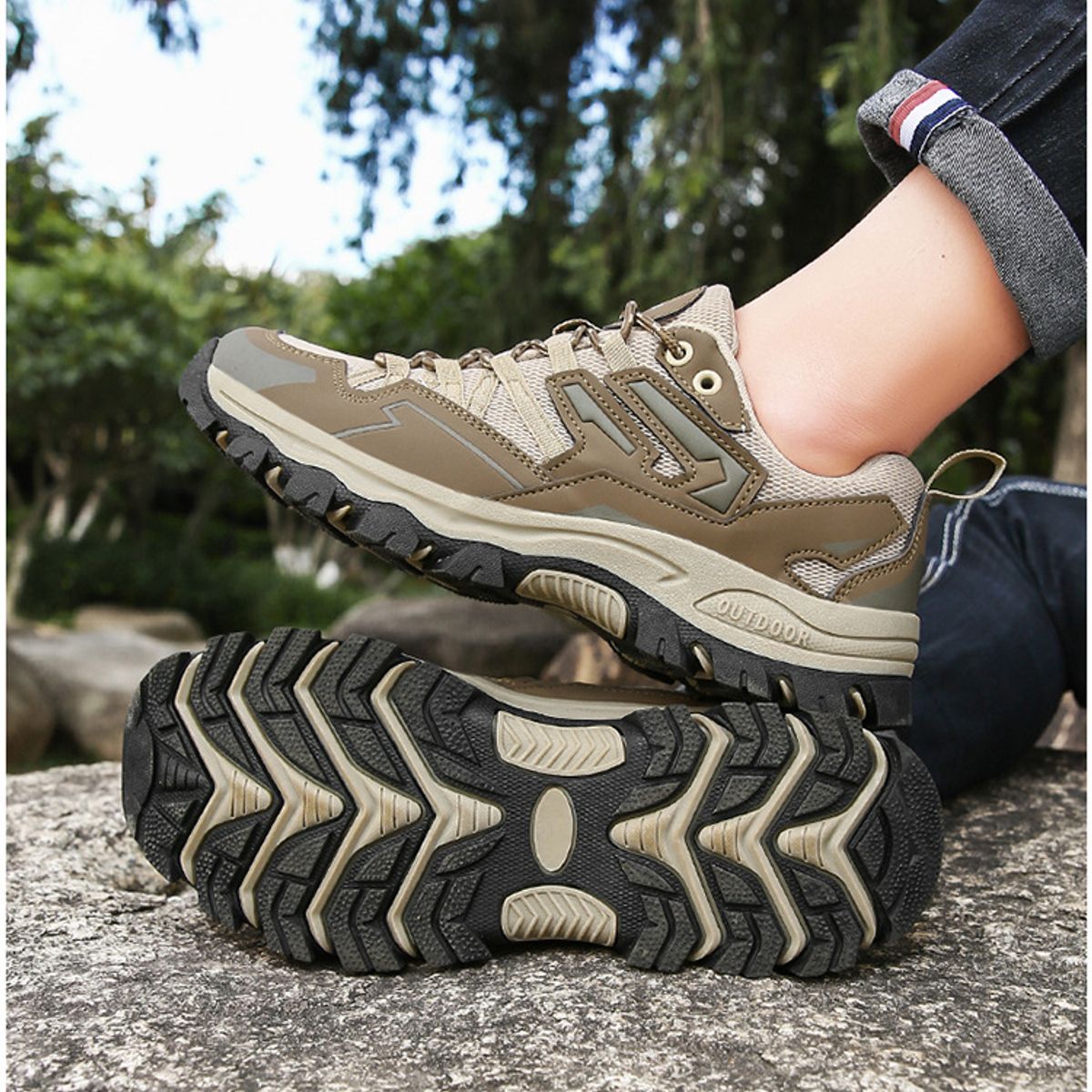 BLWOENS - Zapatos al aire libre para hombres Zapatillas