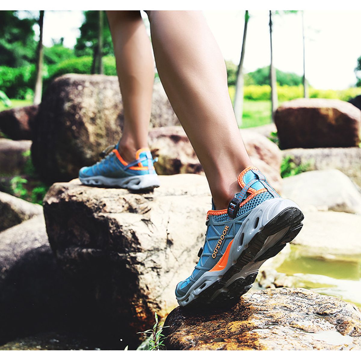 BLWOENS - Zapatos al aire libre para hombres Zapatillas