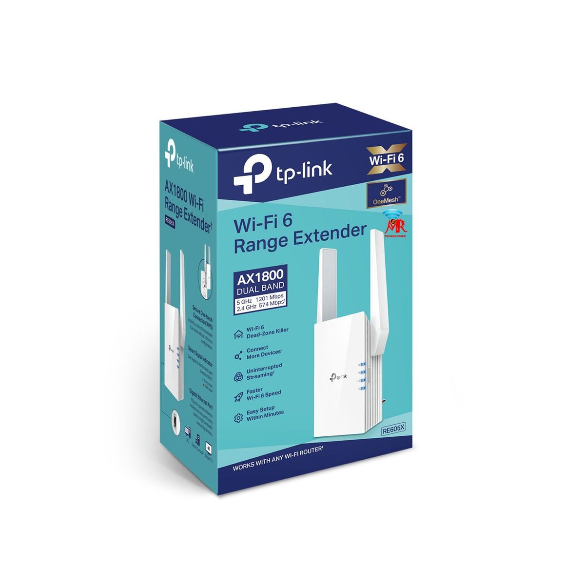 TP LINK - TP LINK RE605X EXTENSOR DE RED WI-FI 6 MESH