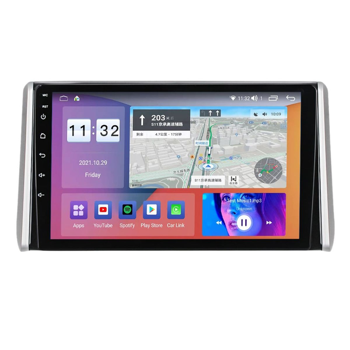 GENERICO - Autoradio Android Toyota Rav4 2019-2021 cámara Gratis