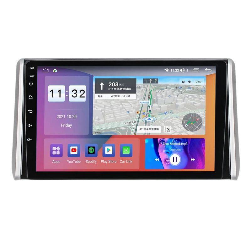 GENERICO - Autoradio Android Toyota Rav4 2019-2021 cámara Gratis