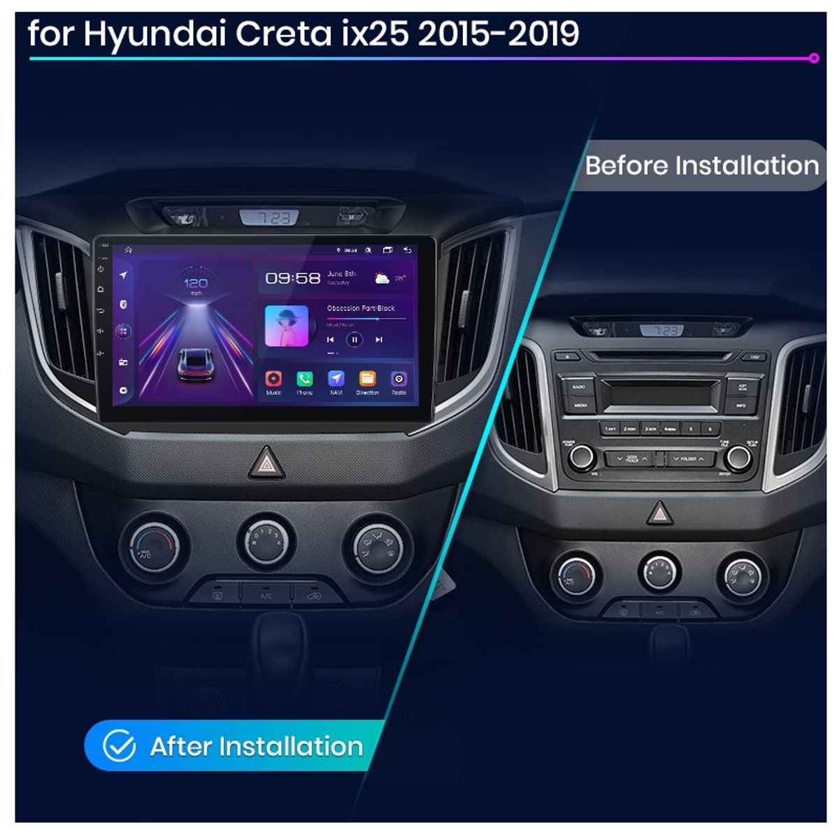 GENERICO - Autoradio Android Toyota Rush 2018-2021 cámara Gratis