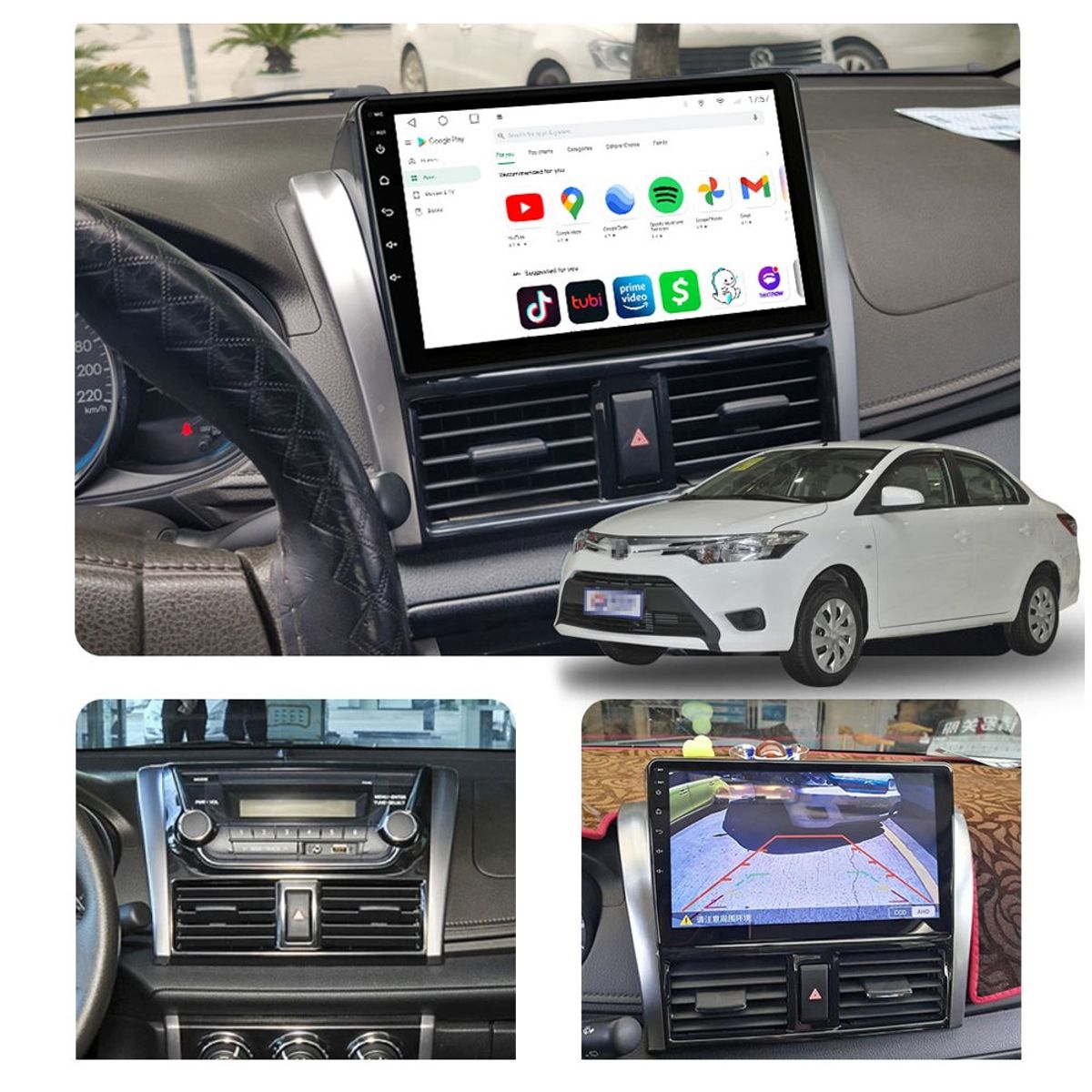 GENERICO - Autoradio Android Toyota Yaris 2013-2018 cámara Gratis