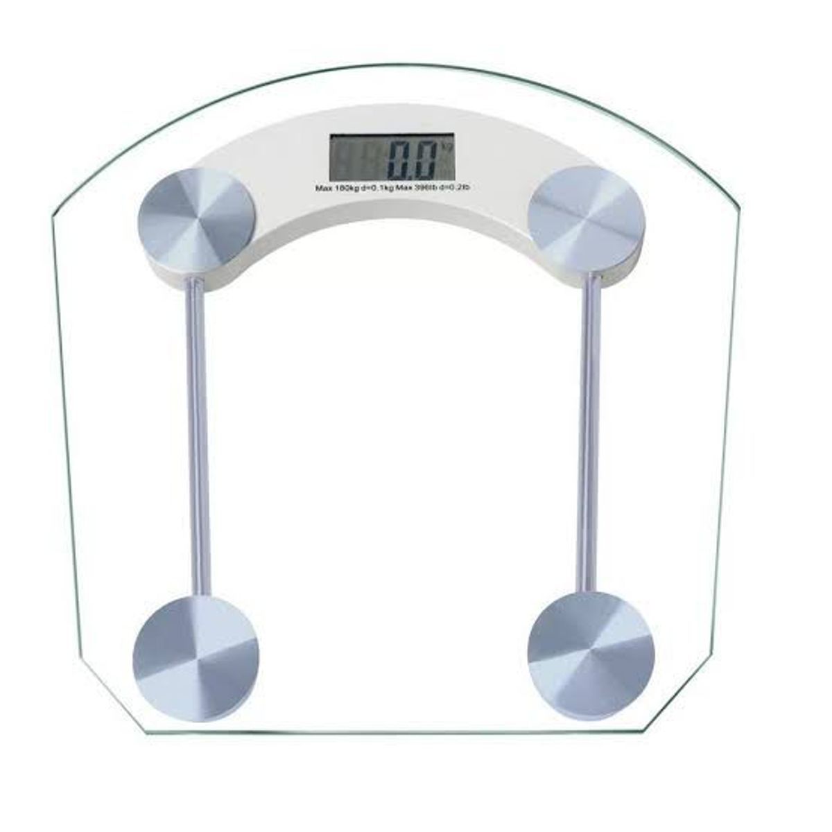 OEM - Bascula Balanza Digital de Baño Bascula de Vidrio Templado