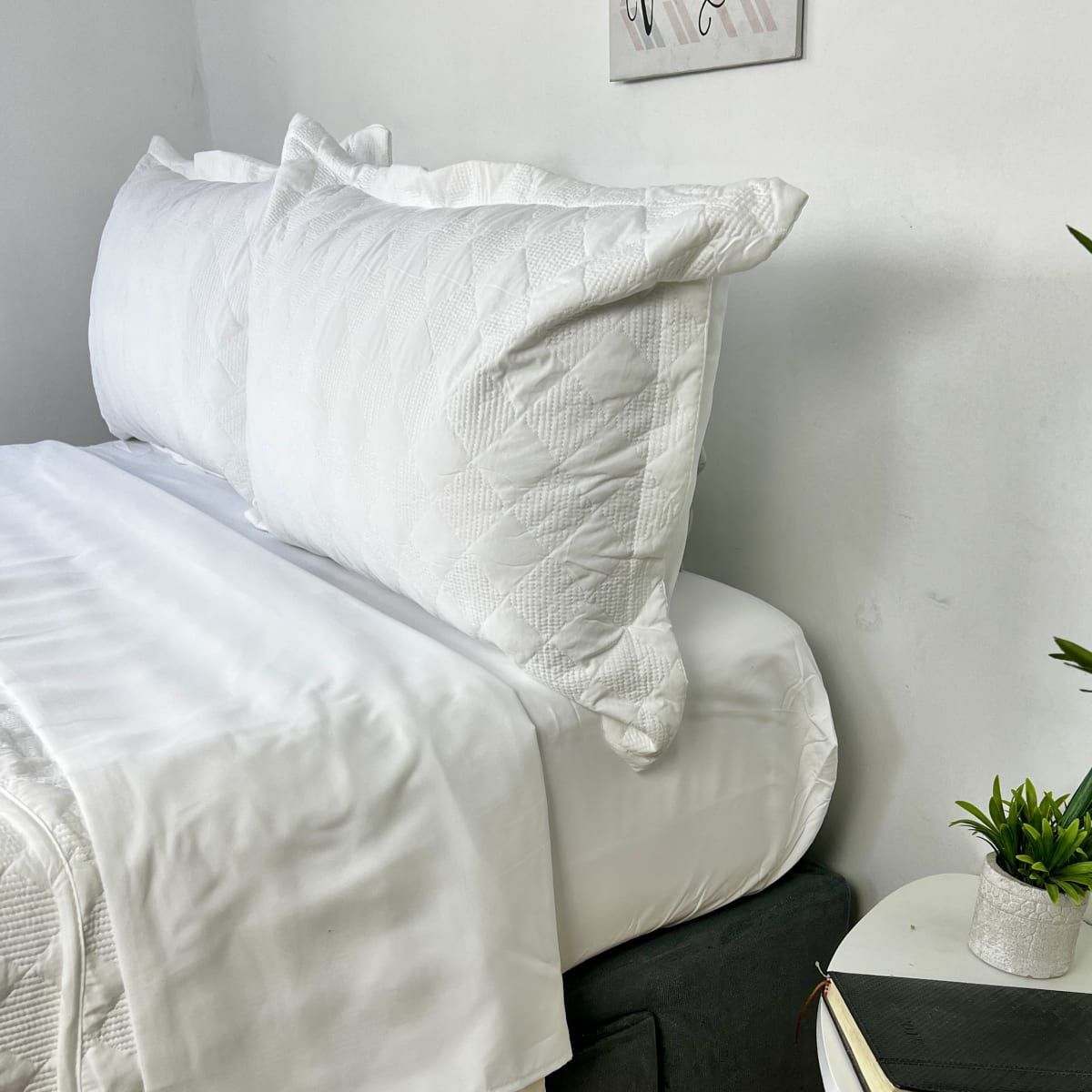 MINGDA - Set de Cubrecama + Juego de sabanas + fundas  2 Pz 100% Algodón