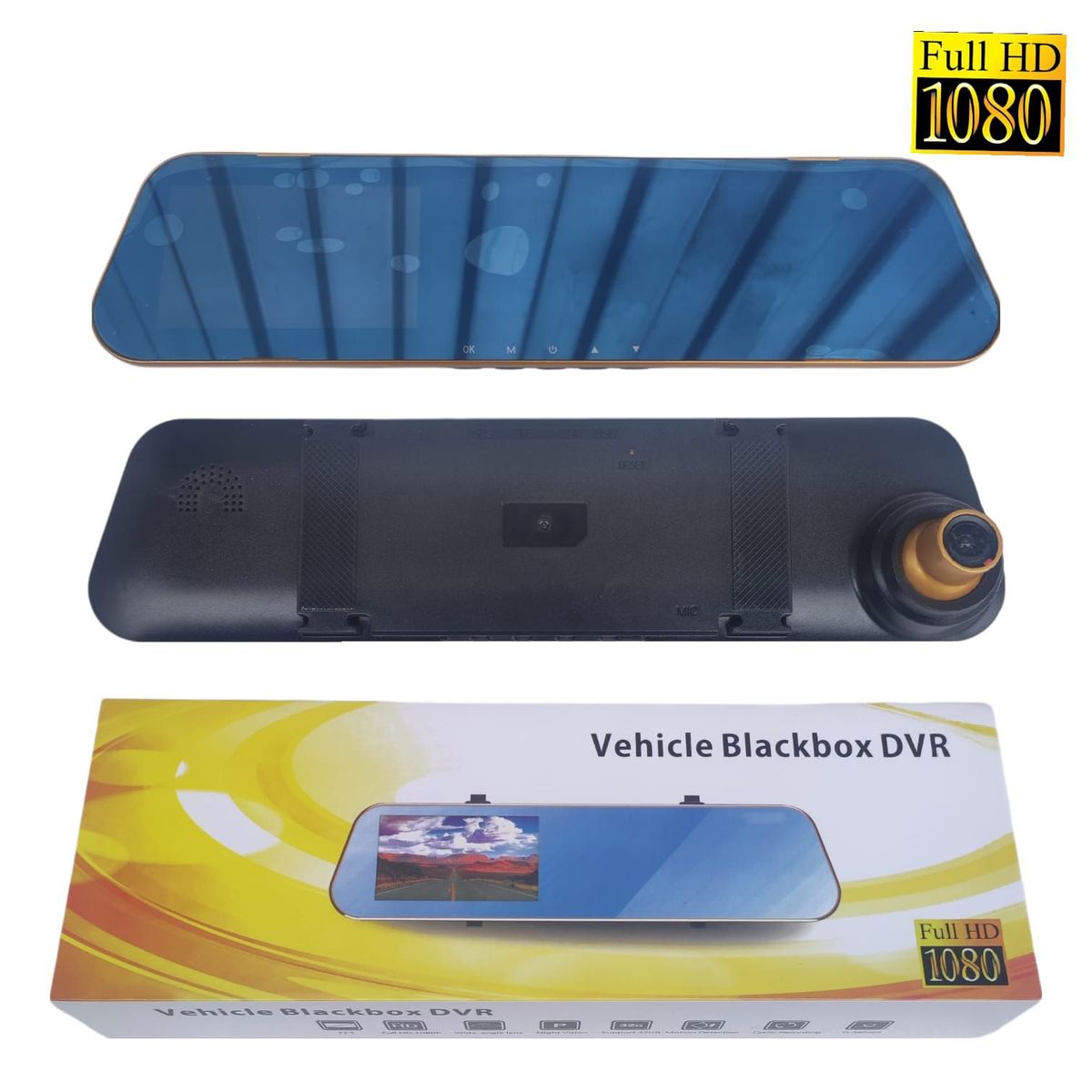 OEM - Espejo Retrovisor con Camara Frontal Delantera y Trasera