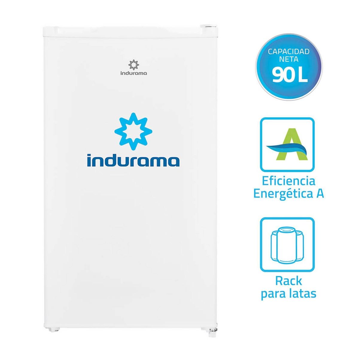 INDURAMA - Frigobar INDURAMA 90L RI-101BL Blanco