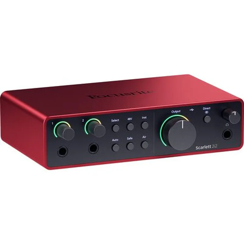 FOCUSRITE - Interfaz Focusrite Scarlett 2i2 4ta Generación