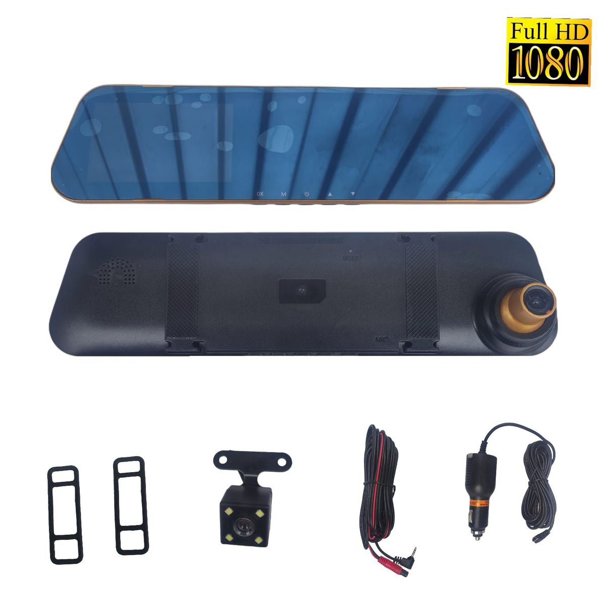 OEM - Espejo Retrovisor con Camara Frontal Delantera y Trasera